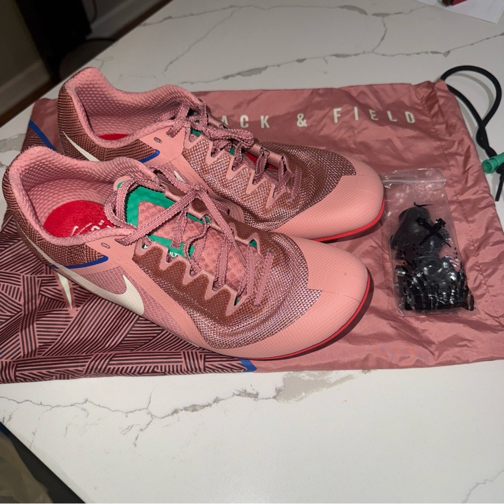 New NIKE ZOOM RIVAL SPRINT TRACK SPIKES SHOES Men’s 10 / Women’s 11.5